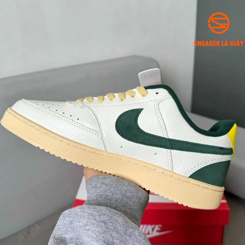 Giày Court Vision Low Sail Pro Green Yellow FD0320-133 - Fullbox BẢN CAO CẤP