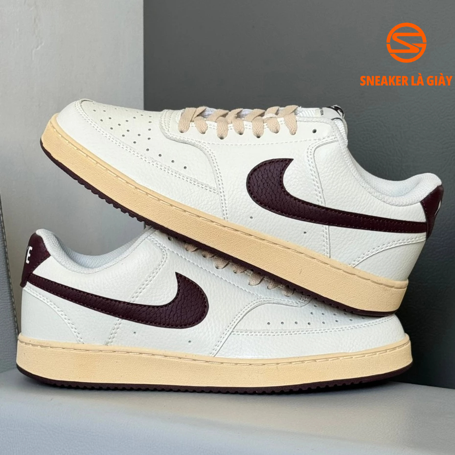 Giày Court Vision Low ‘White Red Gold’ DH3158-106 - Fullbox BẢN CAO CẤP
