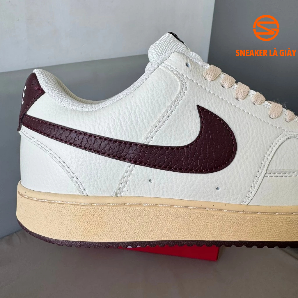 Giày Court Vision Low ‘White Red Gold’ DH3158-106 - Fullbox BẢN CAO CẤP