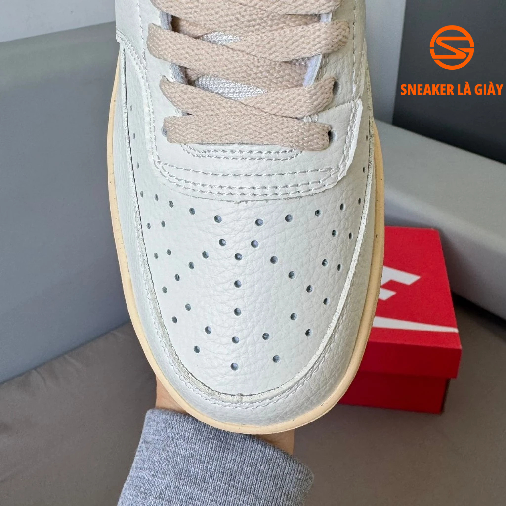 Giày Court Vision Low ‘White Red Gold’ DH3158-106 - Fullbox BẢN CAO CẤP