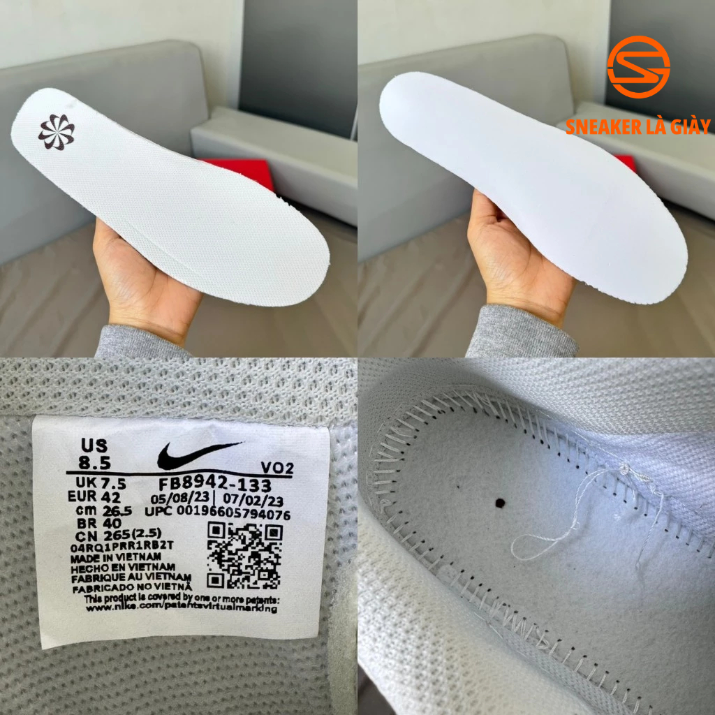 Giày Court Vision Low ‘White Red Gold’ DH3158-106 - Fullbox BẢN CAO CẤP