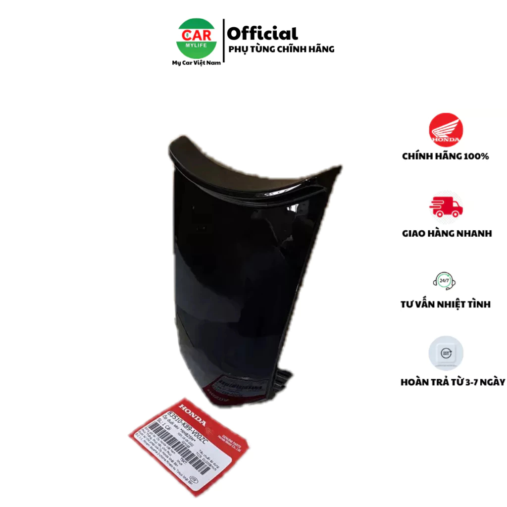 Ốp đuôi sau - mui rùa HONDA WAVE A110 năm 2017-2021 màu Đen. *NHB25M* 83510K89V00ZC