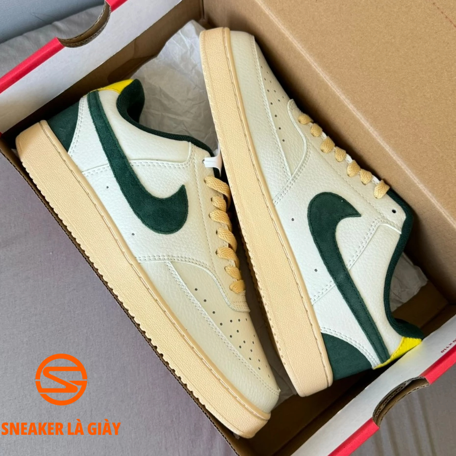 Giày Court Vision Low Sail Pro Green Yellow FD0320-133 - Fullbox | BẢN CAO CẤP