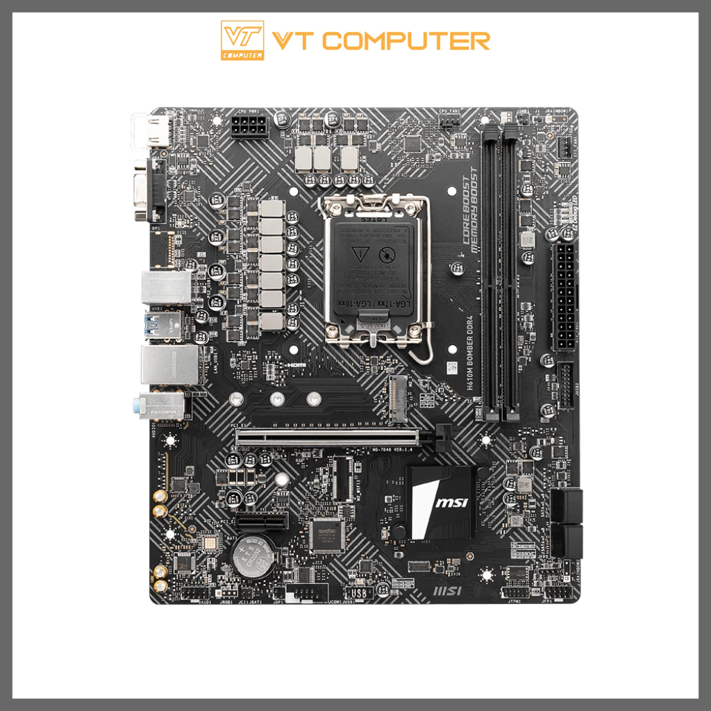 Bo Mạch Chủ MSI Pro H610M-E Pro / DDR4 / Socket 1700 / Bảo Hành 36 Tháng | BigBuy360 - bigbuy360.vn