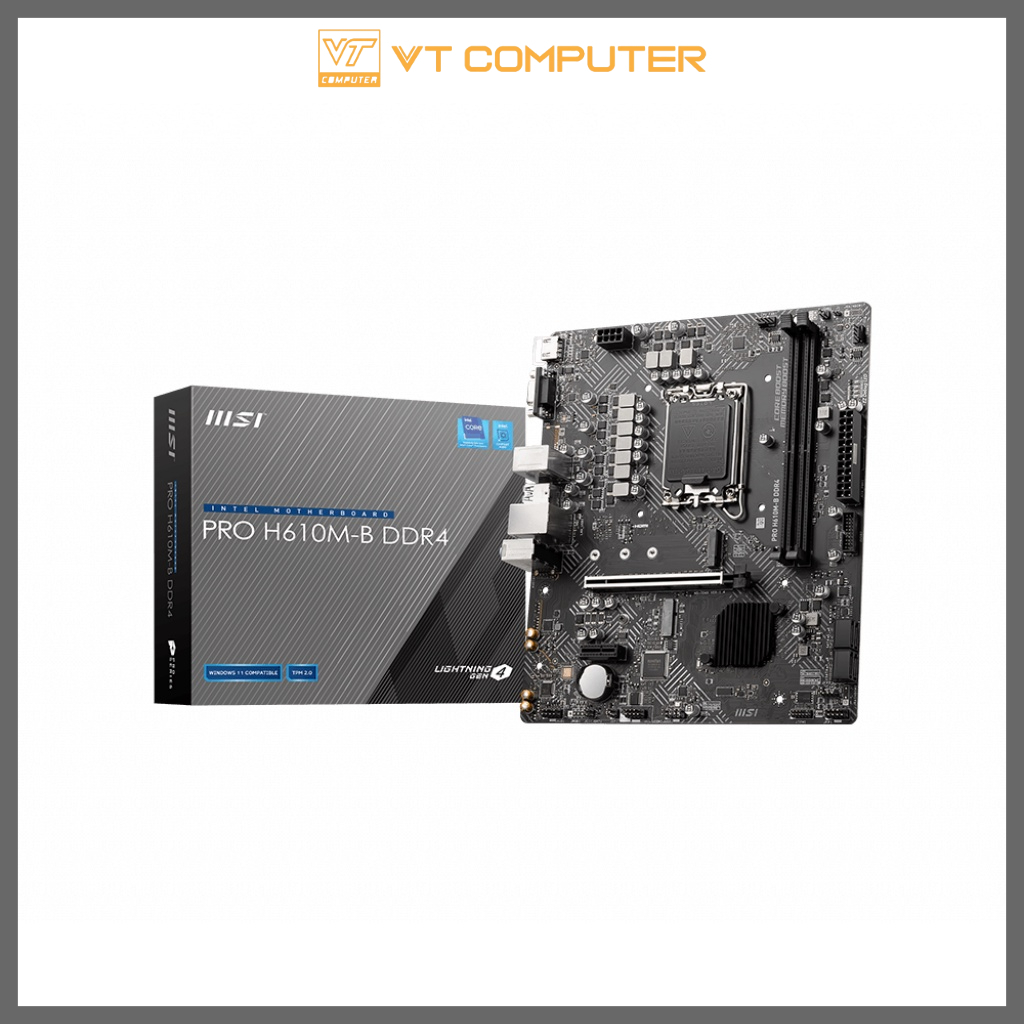 Bo Mạch Chủ MSI Pro H610M-E Pro / DDR4 / Socket 1700 / Bảo Hành 36 Tháng | BigBuy360 - bigbuy360.vn