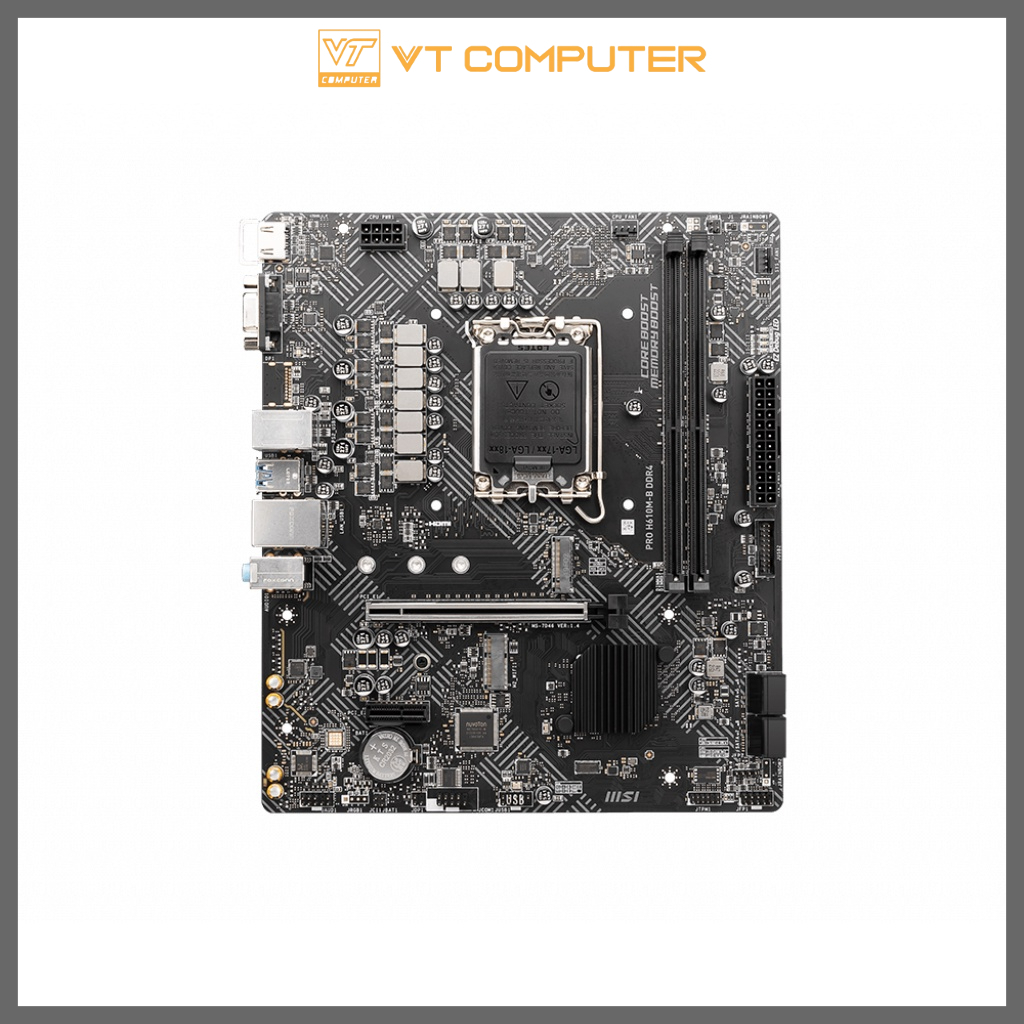 Bo Mạch Chủ MSI Pro H610M-E Pro / DDR4 / Socket 1700 / Bảo Hành 36 Tháng | BigBuy360 - bigbuy360.vn