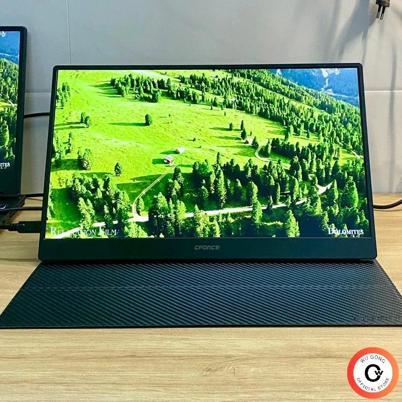 Màn Hình Di Động CFORCE 15.6 inch FullHD 144hz/ 60hz kèm bao da cao cấp. Cổng kết nối Type + HDMI