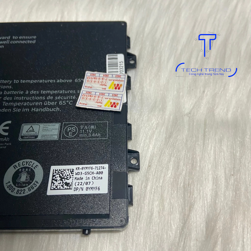 Pin laptop Dell Inspiron 15 5000 5542 5545 5547 5548 Bảo hành 6 tháng