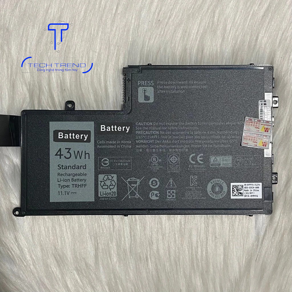 Pin laptop Dell Inspiron 15 5000 5542 5545 5547 5548 Bảo hành 6 tháng