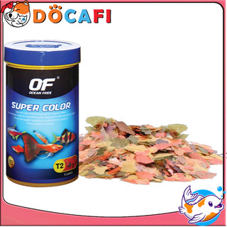 T2-super color - thức ăn tăng cường màu sắc cho cá nhiệt đới 47% độ đạm - docafi store