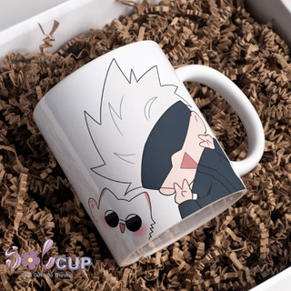 Cốc Sứ Gojo Satoru, Ly Sứ Uống Nước Anime Jujutsu Kaisen Decor Dễ Thương Dung Tích 400ml