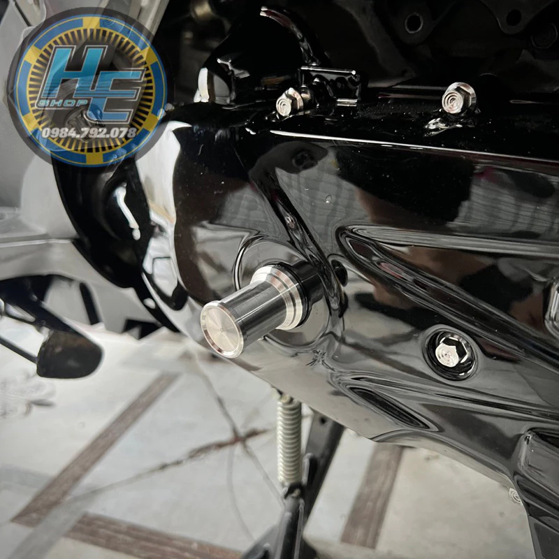 Chụp Cốt Giò Đạp Honda Inox 304 CNC Mẫu Classic Hàng Cao Cấp