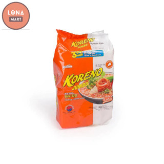 {Hot Hit } Mì KORENO JUMBO Mì Vị Kim Chi,Bò cay (1 Bịch 10 Gói) chuyên nấu mỳ cay