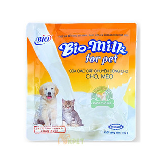 Sữa bột bio milk cho thú cưng - gói 100g