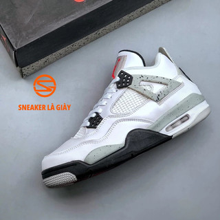 Giày jordan 4 low white cement - bản cao cấp | fullbox