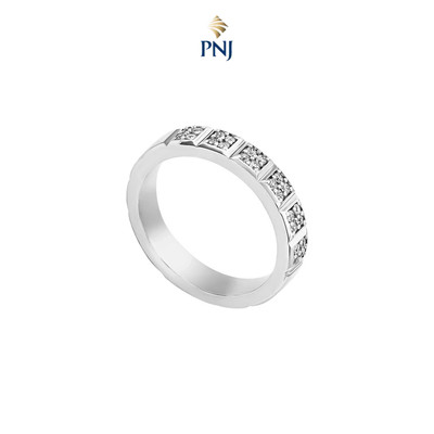 Nhẫn bạc đính đá ECZ PNJSilver XM00W000031