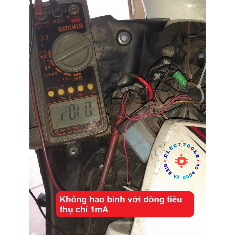 Bộ tìm xe trong bãi - có chức năng báo động khi xe rung, hazard xinhan)