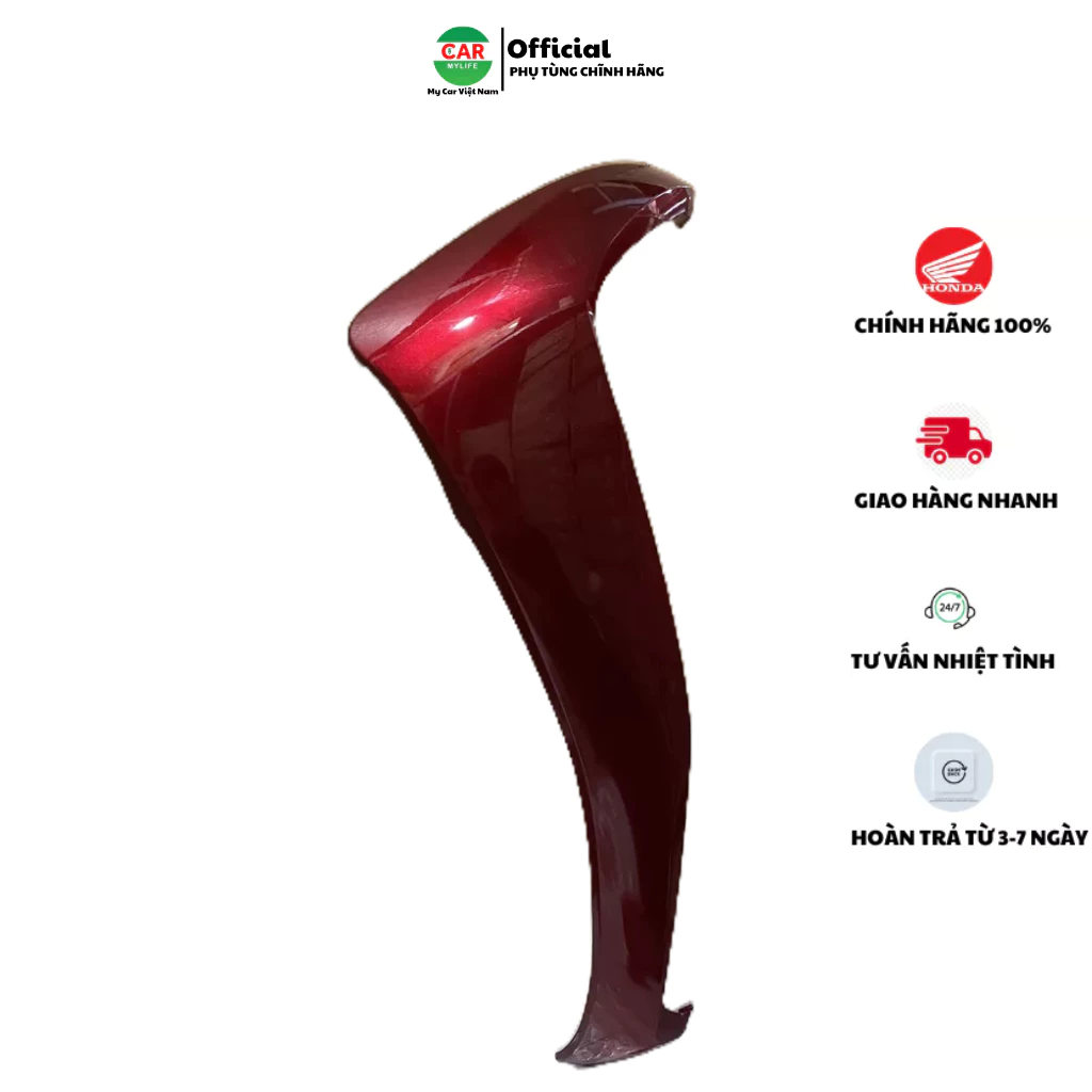 Cánh yếm bên trái - bửng yếm HONDA SH 125&150 năm 2017-2018-2019 màu Đỏ mận.