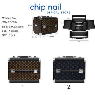 Cốp 2 tầng đựng full đồ Nail , Mi , phun xăm , trang điểm