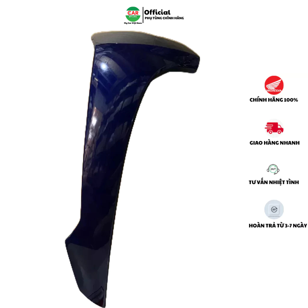 Cánh yếm bên phải - bửng yếm HONDA WAVE A110 năm 2019-2022-2023 màu Xanh tím. 64430K89V00ZR