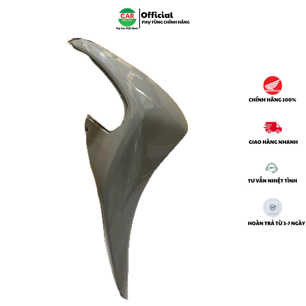 Ốp trước phải - cánh yếm phải HONDA SH MODE năm 2021-2022-2023 màu Xám xi măng. *NHC60* 64301K1NV00ZG