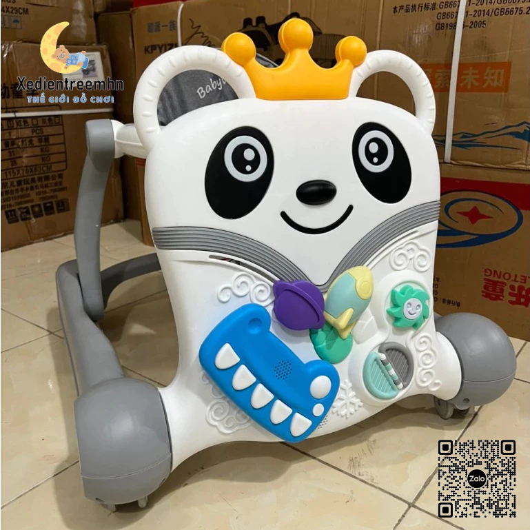 Xe Tập Đi Chữ U 2in1 Có Nhạc Và Đồ Chơi BABY WALKER