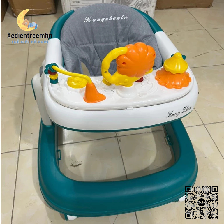 Xe Tập Đi Chữ U Có Nhạc Tháo Rời Thành Bàn Ăn, Có Thể Điều Chỉnh Cao Thấp