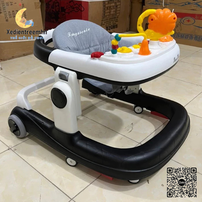 Xe Tập Đi Chữ U Có Nhạc Tháo Rời Thành Bàn Ăn, Có Thể Điều Chỉnh Cao Thấp