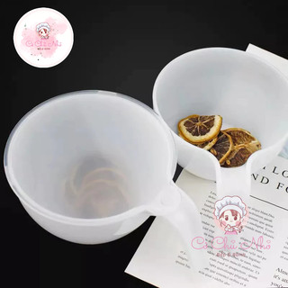 Combo 5 tô trộn kem bơ / bánh macaron có tay cầm