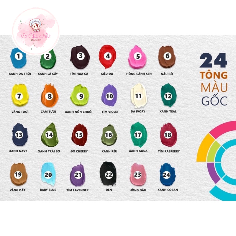 Màu thực phẩm unicorn - 60 gram