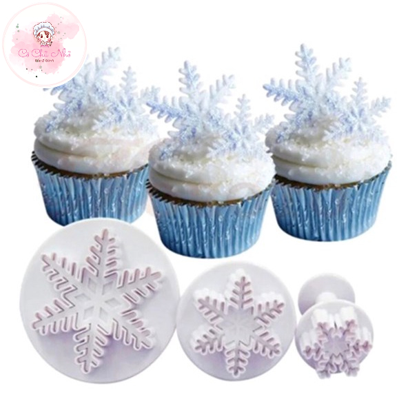 Cutter Bộ nhấn hình hoa tuyết