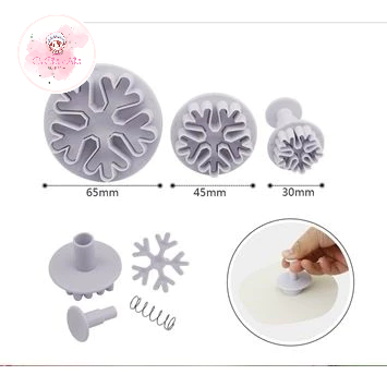 Cutter Bộ nhấn hình hoa tuyết