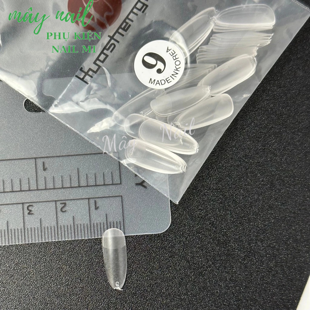 Móng úp lẻ size nhám nhọn bầu trong