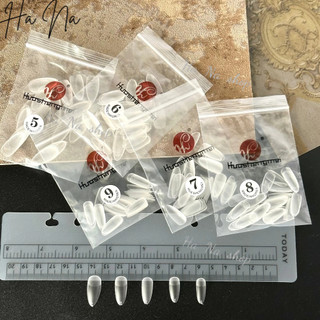 Móng úp lẻ size nhám nhọn bầu túi 50 móng