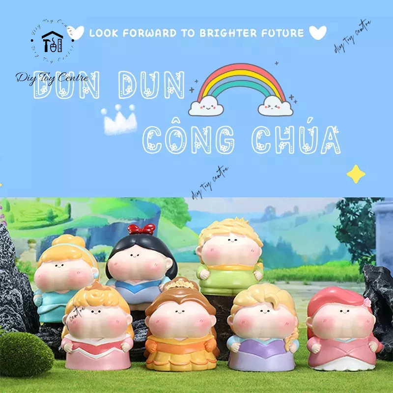Đồ chơi giải trí BLIND BOX-HỘP MÙ mô hình mini cute trải nghiệm ngẫu nhiên làm quà tặng, đồ trang trí Dun Dun Công Chúa