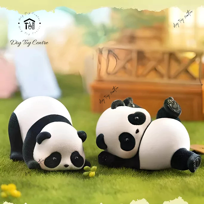 Quà tặng, sưu tầm, phụ kiện trang trí, đồ chơi blind box hộp mù ngẫu nhiên panda hoạt hình dễ thương Thế Giới Gấu Trúc