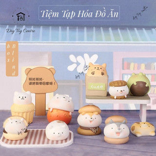 Quà tặng, sưu tầm, phụ kiện trang trí, đồ chơi BLIND BOX mô hình mini TIỆM TẠP HÓA ĐỒ ĂN CUTE 1&2
