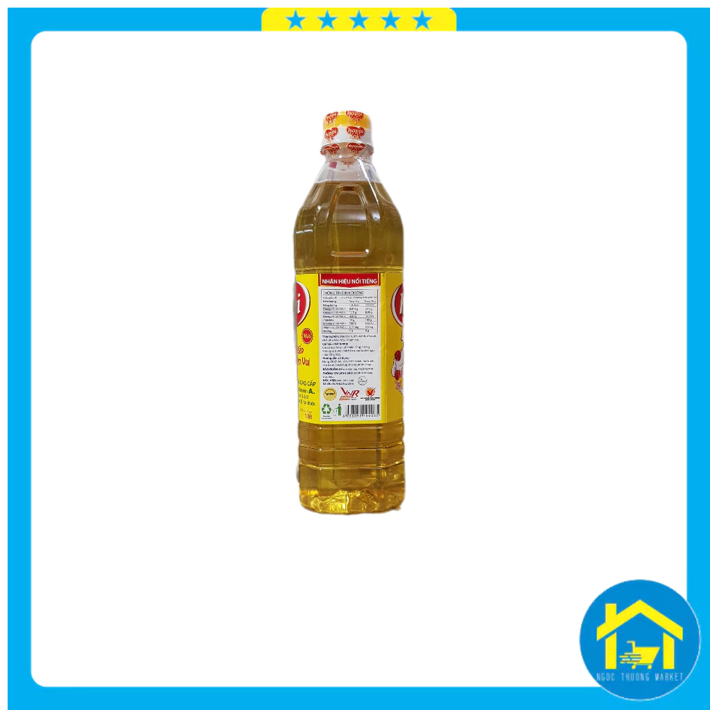 Dầu ăn Happi Koki chai 1 lít