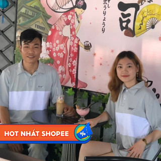 Áo Thun Polo Nam Nữ LOCABRAND UNISEX Form Rộng Áo Phông OVERSIZE Có Cổ Chất Cá Sấu Tay Lỡ Xám Sọc Trắng