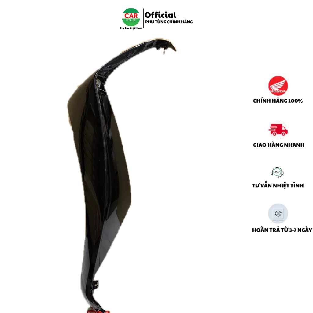 Cánh yếm bên trái - bửng yếm HONDA SH 125&150 năm 2012-2013-2015 màu Đen bóng. 64303K01900ZE