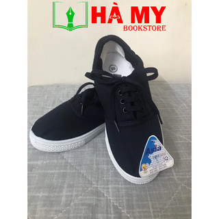 Giày bata vải asia nam bền đẹp có cột dây xanh