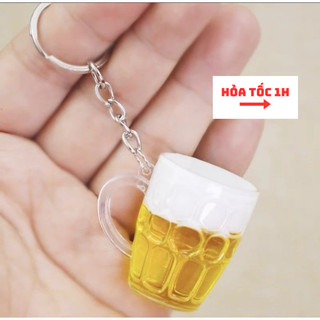 Móc khoá hình cốc bia hơi vui nhộn