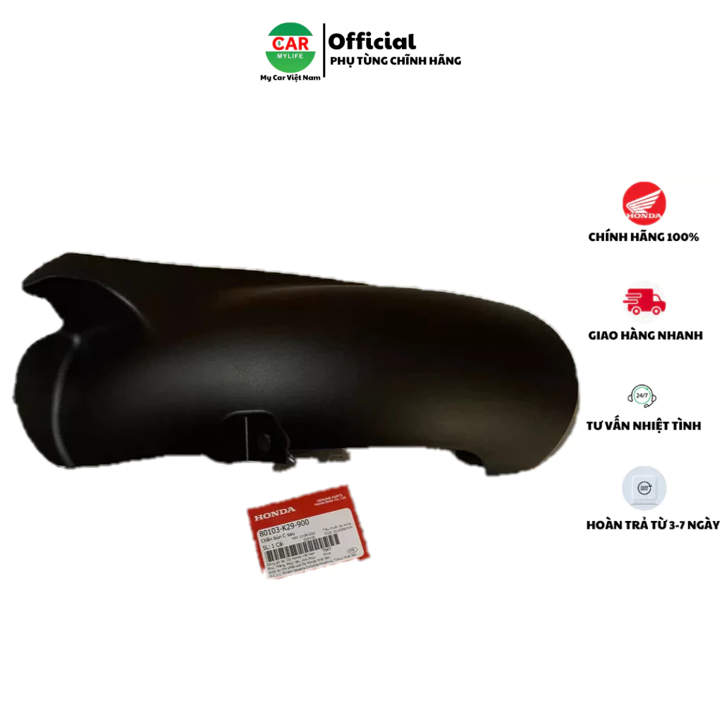 Chắn bùn C sau -lót bánh HONDA SH MODE năm 2013-2016-2018.  80103K29900