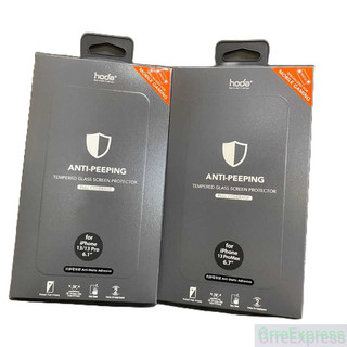 Kính cường lực chống nhìn trộm trong suốt Iphone 15 pro max HODA 2in1 ANTI  PEEPING MATTE - hàng cao cấp