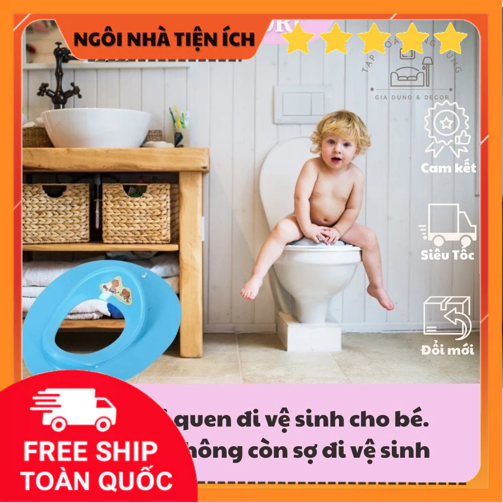 Bệ Vệ Sinh Cho Bé Hàng Việt Nhật Mã 5439 - Ngoinhatienich