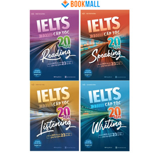 Sách - IELTS cấp tốc 20 ngày Listening, Speaking, Reading, Writing - Lẻ tùy chọn