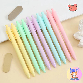 Bút gel pastel Macaron nhiều màu xinh xắn, viết mượt không nhòe