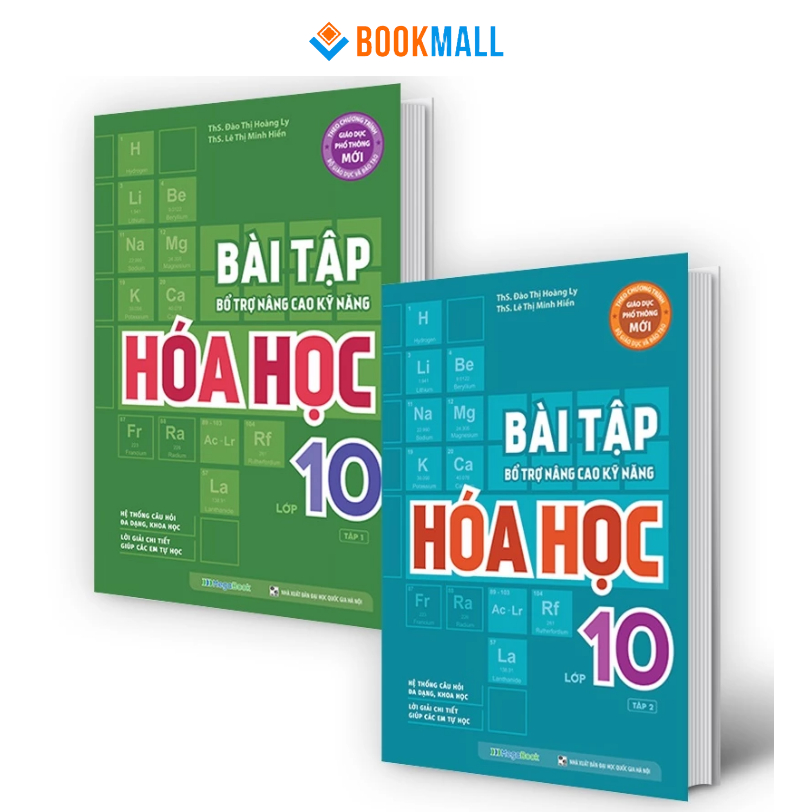 Sách Megabook - Bài Tập Bổ Trợ Nâng Cao Kỹ Năng Hóa Học Lớp 10 Tập 1 Tập 2