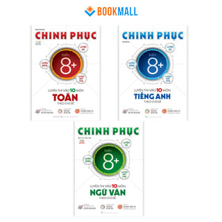 Sách Combo Chinh phục luyện thi vào 10 Toán Văn Anh theo chủ đề MEGATHCS9368