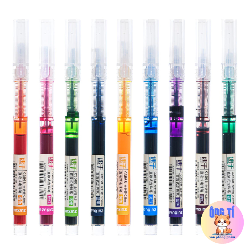 Bút gel nước ZUIXUA 0.5mm nhiều màu nhanh khô